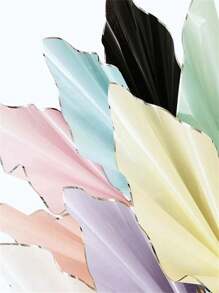 10/20 张，鲜花包装纸，花束包装纸，银边包装纸，鲜花包装纸，金边韩式包装纸，用于 DIY 工艺礼品包装装饰花卉用品，22.4 X 22.4 英寸，包装纸，薄纸，花束用品，圣诞节情人节 - 多色 - 查看 5