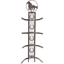 Cowboy Metal Horse Hat Rack Wall Mounted Organizer Storage Hat Hanger Decoration