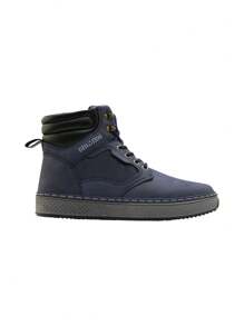 Comfortable Versatile Casual Boot - Navy Blue - View 2