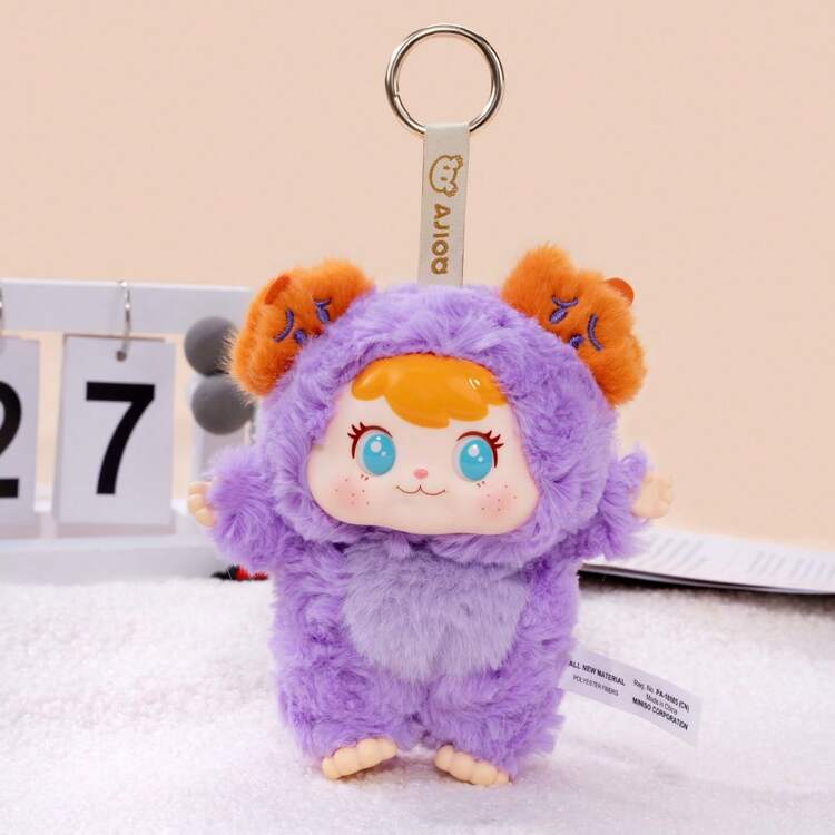 Miniso AJIOO Plant Elf plysch blindlåda slumpmässig stil, 1 st barns plysch hängande prydnad - Random Style, 1 st - Visa 7