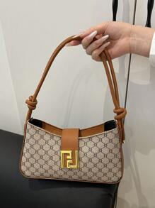 Mini Women's Shoulder Bag, Valentine's Day Gift - Khaki - View 4