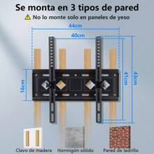Uclub Base Soporte De Pared Tv Inclinado Para 26-65 Pulgadas 65kg Soporte De Pared Para Tv/monitor De 26 A 65 Negro - Negro - Ver 7