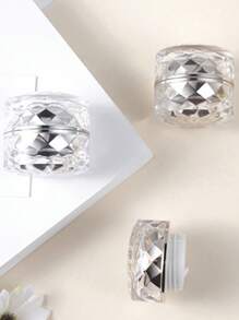 Glass Cream Bottle, Crystal Diamond Cream Jar, Cosmetic Jar, Diamond Cream Empty Bottle(50ml) Holiday Essentials Holiday Travel Travel Essentials Travel Bag Travel Accessories Graduation