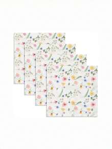 Set de 20 piezas/40 piezas/60 piezas, Servilletas florales primaverales suaves de 2 capas, tamaño desplegado de 33cm x 33cm, adecuadas para decoración de fiestas de boda, té, cumpleaños, suministros para fiestas, decoración navideña - Multicolor - Ver 9