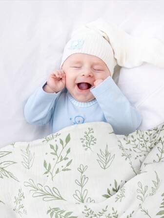 GLLQUEN BABY Baby Swaddle Blankets, Neutral Burp Cloths Receiving Blanket Swaddling For Newborn Boys And Girls, 5 Packs Breathable And Skin-Friendly Swaddle Wrap For Infant Baby, Oeko-Tex Certificated