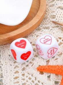 Set de 2 dados divertidos como juego de pareja para decisiones íntimas, regalo para novio, novia, fiesta, citas, aniversario o San Valentín
