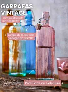 1 Bottle Of Colored Water 1 Liter Assorted Shipping High Relief Glass Refrigerator Door Pink/Amber Home Kitchen - Assorted - View 2