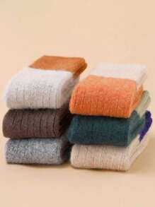 Socks Girl Wool Child Keep Warm Baby Girls Children's Winter Infant Sock Clothes Leggings Clothing 2-12 Years Kids