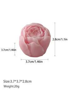 Vela con forma de rosa artesanal y perfumada - Decoración del hogar romántica y regalo perfecto para el Día de San Valentín, bodas, Día de la Madre y ocasiones especiales | Vela única de cera vegetal | Ideal para decoraciones, accesorios de fotografía, regalos de cumpleaños y obsequios de bodas - Disponible al por mayor - Blanco - Ver 10