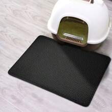 1PC Cat Litter Mat With Gift Double Layer Waterproof Pet Litter Box Mat Non-Slip Sand Cat Pad Washable Bed Mat Clean Pad Products