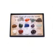 15 Kinds Of Natural Crystal Mineral Specimen, Crushed Stone Geological Teaching Kit - 15 Mineral Specimens - View 5