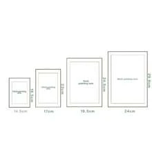 5/6/7/8 Inch Colorful Acrylic Photo Frame Box Diy Poster Mounting Display Stand Table Ornaments Creative Picture Message Board Holder Gifts Birthday Graduation