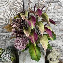 SunMade Vintage Anthurium Branch Real Touch Artificial Flowers Home Garden Dration Table Dration For Wedding Fall Dr