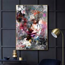 Modern Retro Abstract Female Shadow Canvas Art - Wooden Frame Canvas Painting 2.25cm Piece (3), Thickness 1inch / 3, Home Gift Decoration, Room Decoration Aesthetics, Wall Decoration Art, Perfect Gift, Autumn Winter Wall Decoration, Living Room Decoration, Bedroom Decoration, Kitchen Decoration, Entrance Decoration, Bathroom Decoration, Direct Wall Painting, High-Quality Wall Painting Poster