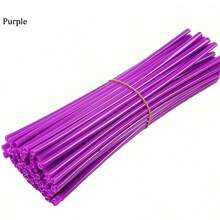 72pcs Bicycle Wheel Spoked Protector Wraps 24cm Wheel Rim Spoke Wrap Kit For Motorcycle Bike Color Rims Skin Trim Covers Pipe - one-size - View 13