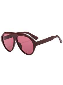 1pc Women Pilot Glasses, Multi-Color Leopard Print Retro Boho Style, Unisex Plus Size Street Fashion Y2K Chic Decoration Glasses, Beach Shades Suitable For Vacation And Driving