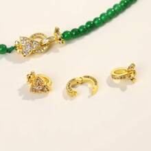 1pc Diamond Gold Chain Bracelet Universal Chain DIY Accessories - Multicolor - View 4
