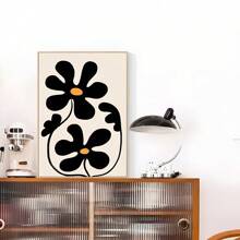 1 件北欧简约墙壁艺术复古花卉动漫艺术海报艺术品家居装饰无框架