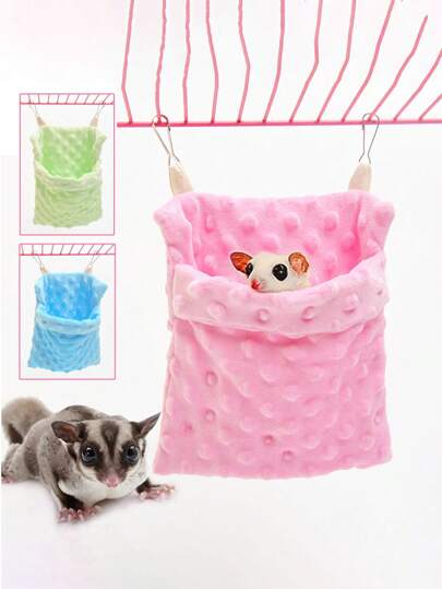 1PC,Comfortable Summer Sleeping Bag For Candy Mice And Hamsters - Lightweight Hanging Pet Nest