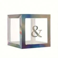 1 pièce Boîte à lettres transparente personnalisée pour anniversaire, mariage, boîte à ballons avec nom, décorations pour 1er anniversaire, miel/chérie/chéri, décorations de Noël, grande boîte transparente, décorations pour fête, décoration de maison, décoration de cheminée, boîte de douche (les matériaux en papier sont sujets à la casse)