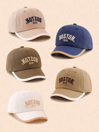 1 件儿童 1-4 岁多色可调节遮阳百搭装饰时尚儿童棒球帽，适合春夏季节经常外出玩耍佩戴