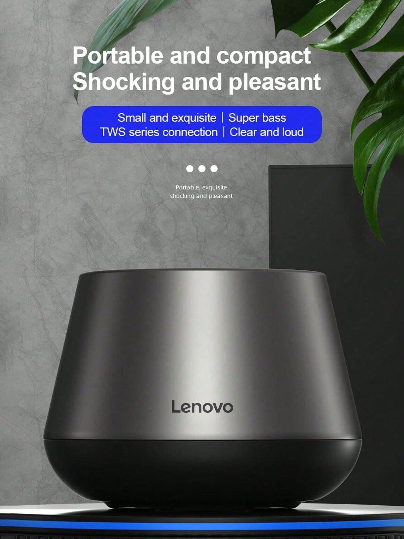 Lenovo مكبر صوت K3pro بلوتوث ، مكبر صوت محمول صغير...