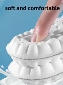 1pair Children's Foam Insoles For Boys, Girls, And Babies Are Comfortable, Breathable, And Can Be Cut With A Soft Bottom For Shock Absorption. They Are Specifically Designed For Children's Sports Insoles - Multicolor - View 4