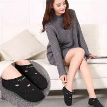 جوارب بذلة للنشاط الخارجي متعددة الوظائف  الوجه للسباحة، اليوجا على الشاطئ والعناية بالقدم، بمرونة، مانعة للانزلاق، عازلة للحرارة، بطول قصير، متاحة لحمامات القدم والجوارب لصحة القدم - الأسود - مشاهدة 4