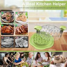 Desmenuzador de carne y pollo manual - Rallador de cocina - Matcha verde - Ver 5