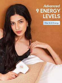 YTWO IPL激光脱毛仪，9档可调，999,900次闪光。男女通用家用激光脱毛仪，带冰敷功能，持久脱毛，适用于面部、腋下、腿部、手臂、比基尼线等部位，温和不刺激，永久脱毛。 - 英規插(220-240V) - 查看 7