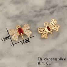 2pcs Bowknot Pendant DIY Jewelry Making Supplies For Necklace, Earrings, Hair Accessories - Multicolor - View 8