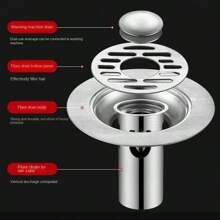 Stainless Steel Floor Drains Shower Anti-Odor Drainer Bathtub Ground Leakage Hair Catcher Kitchen Bathroom Hardware Accessories