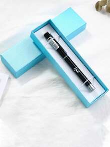 1PC Pen World Cover Gift Box Set Of Black Book Box Stationery Gift Gift Box Personalized Text Pattern Customization