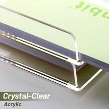 Acrylic Paper Tray Organizer For Desk, Desk Organizers And Accessories, 2 Pack Stackable Paper Organizer For Letter, Documents, Books, Magazines, Crystal-Clear File Organizer - Enlarged File Trays 2 Tier - View 5