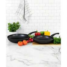 2 Piece Nonstick Skillet Set, Induction Ready Fry Pans 2 Piece Set