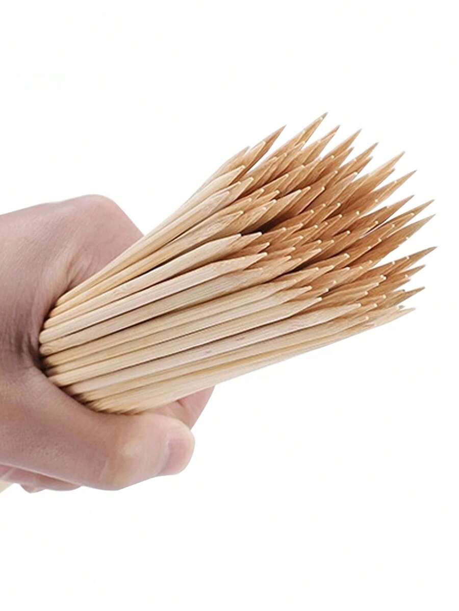 1 Gói Xiên Tre Tự Nhiên Dùng Một Lần, Dụng Cụ Nướng BBQ Cho BBQ, Khai Vị, Trái Cây, Cocktail, Kabob, Đài Phun Sô Cô La, Nướng, Nướng Thịt, Nhà Bếp, Thủ Công Và Tiệc Tùng. Φ=4mm/3mm, Nhiều Lựa Chọn Kích Thước 6"/8"/10"/14"/16"/30" (100/50 CHIẾC) - Nhiều màu - Xem 1