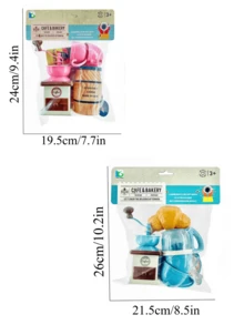 1 套儿童厨房玩具模拟咖啡机和茶具，角色扮演食物游戏套装，厨房玩具套装，男孩和女孩的理想礼物，圣诞节，新年（注意：一些配件颜色是随机的）