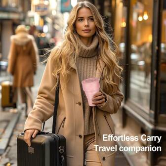 1pc Collapsible Travel Mug - 375ml Reusable Silicone Water Bottle For Hot & Cold Drinks, Dishwasher & Microwave Friendly, Perfect For Camping, Hiking & Travel