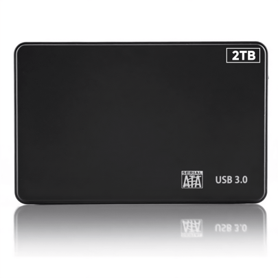 [Hot Product] 2TB Large Capacity Portable Hard Drive, Ultra-Fast USB 3.0 Transfer, Slim And Lightweight Design, Stable And Durable, Compatible With Multiple Devices (Windows/M&C), Ideal For Office, Entertainment, And Data Backup.