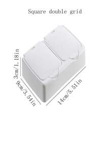 1pc Dust-Proof Cleaning Swab Storage Box With Lid, Sliding Window Plastic Pads & Makeup Organizer Box, Desk Desktop Small Item Holder, Drawer Style Storage Box For Cleaning Swabs, Toothpicks - Multicolor - View 15