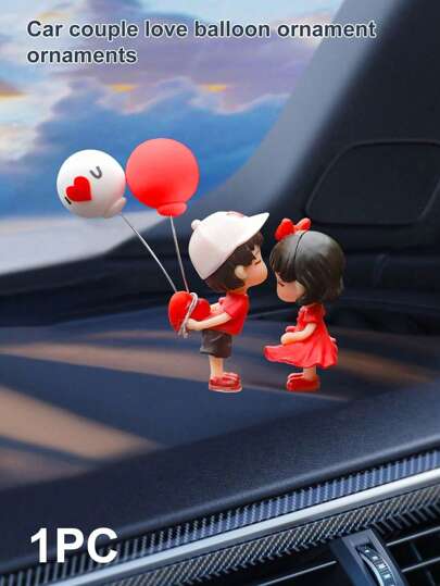Cute Couple Car Decor, Lovely Gift For Him/Her, First Date Car Accessories