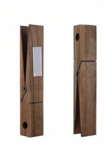 1 Stück riesige Wäscheklammer Handtuchhalter fürs Badezimmer, extra große Holzklammer Handtuchhalter Set, für Badezimmer, Landhausstil Wanddekoration Handtuchhalter, Multifunktions Heim Wäsche Deko, Handtuchhalter oder Haken, Badezimmer Zubehör Wanddekoration - Verschiedenfarbig - Übersicht 5