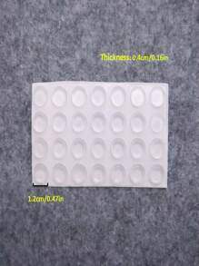 50/100 Stücke selbstklebende Türstopper Gummi Stoßdämpfung Puffer Schrankstopper Silikon Möbelpolster Schutzauflage