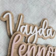 Plaque de nom en bois personnalisée, panneau de porte personnalisé, plaque décorative pour chambre de garçon et fille, multifonctionnel, réglable, ornemental, réutilisable, exquis, mignon, haute qualité, moderne, coloré, confortable, élégant, personnalisé, cadeau idéal pour lui, cadeau idéal pour elle, petit ami, petite amie, papa, maman, famille, amis, fils, fille, bureau, salle de thé, école, maison, rafraîchissement de la maison