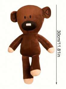 30 厘米/11.81 英寸 Cuddle Buddy Kawaii 泰迪熊毛绒玩具柔软棕色毛绒动物玩具，脸蛋可爱，是生日圣诞节节日礼物和居家装饰的理想之选