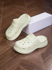 Women's Classic Versatile Vintage Hollow Design Sandals, Lightweight Comfortable Non-Slip Soft Bottom Outdoor/Indoor Slippers, Summer - White - View 3