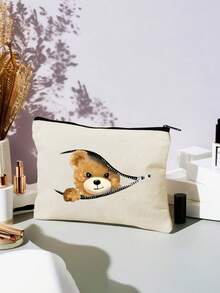 Peekaboo Teddy Bear kosmetisk påse – perfekt söt present till mors dag - Multifärgad - Visa 15