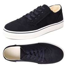 Women's Breathable Walking Shoes With Casual And Sporty Design - Black - View 5