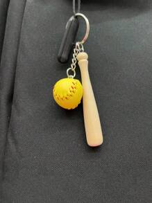 18pcs/9pcs Baseball & Softball Keychain Gift Set, Includes 3pcs Keychains, 3pcs Thank You Cards, 3pcs Organza Bags, Sports Team Keychains, Mini Baseball Softball Keychains, Craft Bag Charms, Suitable For Team Gathering, Birthday Party, Appreciation, Sports Themed Party Favors, Sports Souvenir Gifts