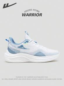 WARRIOR Serie Warrior - 1 par de zapatillas deportivas para hombre ligeras y transpirables 2025 Nuevo, diseño de cordones de caña baja, apropiadas para fitness al aire libre, calzado deportivo casual con aumento de altura versátil, zapatillas de senderismo de malla y suela blanda para una experiencia cómoda